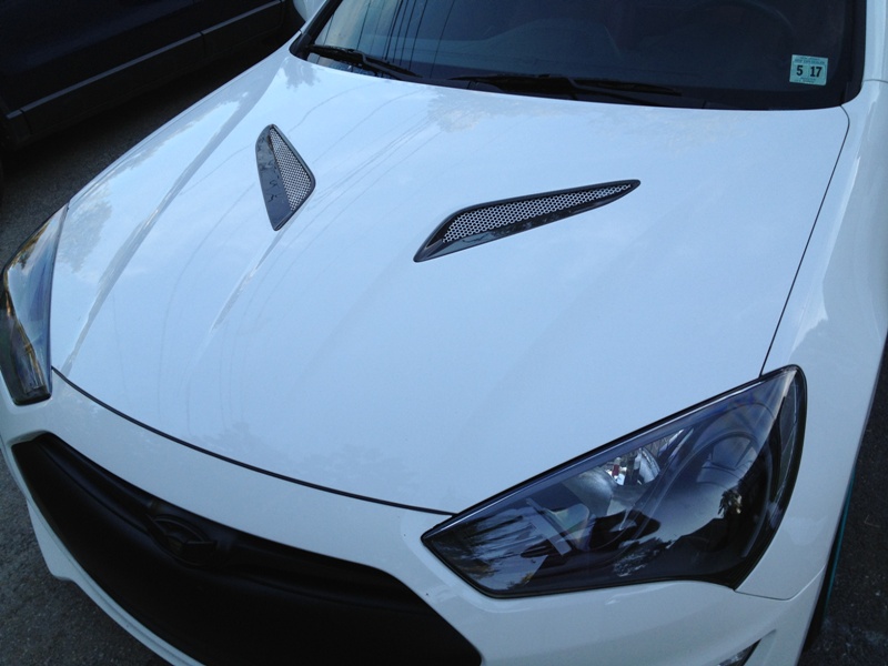 Functional Hood Vents....check! Page 4 Hyundai Genesis Forum